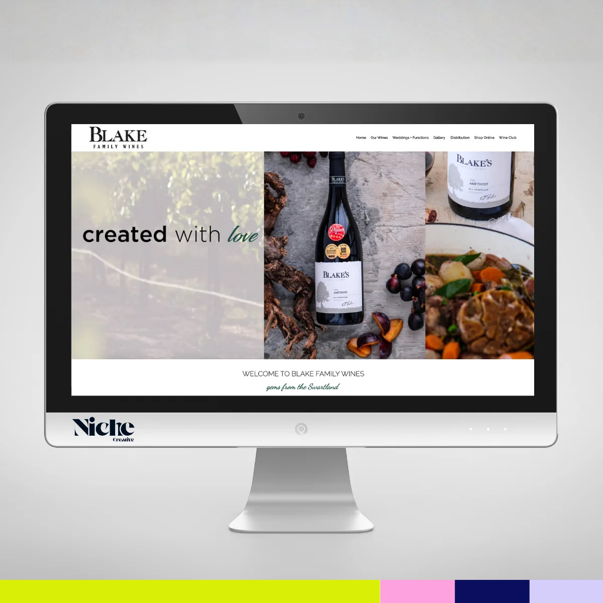 Website design portfolio example 7